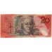 AUSTRALIA 2008 . TWENTY 20 DOLLAR BANKNOTE . STEVENS/HENRY . TRIPLE DIGITS SERIAL 888